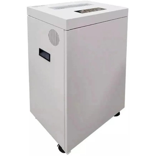 Шредер Office Kit S500 0,8x2 белый (секр.P-7) фрагменты 7лист. 50лтр. скобы пл.карты CD