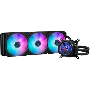 Система жидкостного охлаждения ASUS ROG STRIX LC III 360 ARGb LCD 90RC00W1-M0UAY0 черный 120мм алюминий+медь 2200rpm 36db 4-pin