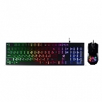 Комплект клавиатура+мышь Smartbuy Rush B18 проводной, USB, 7200 DPI, чёрный