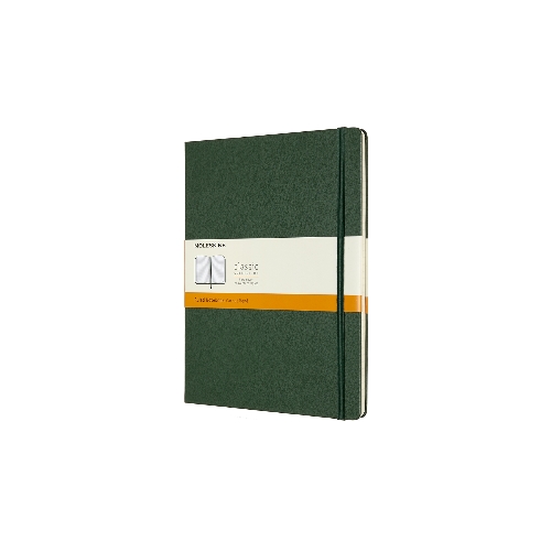 Блокнот Moleskine CLASSIC QP090K15 XLarge 190х250 мм 192 стр. линейка твердая обложка зеленый