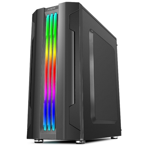 Компьютерный корпус ALSEYE Auro 3.0-B Mini-ITX/Micro ATX/ATX, USB 2.0*2+HD Audio+USB 3.0*1, 