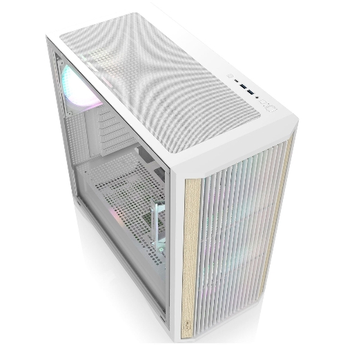 Компьютерный корпус без блока питания/Case Raijintek AGOS MAX-MS4, Midi-Tower, TG, 4x140мм ARGb, 2xUSB 3.0 + 1xUSB Type-C, E-ATX, ATX, mATX, mITX белый