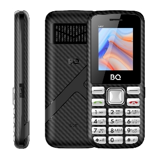 Мобильный телефон BQ 1860 Gem черный (без СЗУ в комплекте)