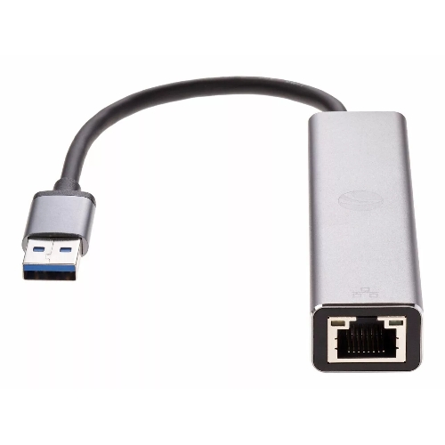 Переходник VCOM USB 3.0 -->RJ-45 1000Mbps+3 USB3.0, Aluminum Shell, 0.2м DH312A