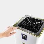 Очиститель воздуха Karcher AF 50 белый, 50 м², НЕРА-фильтр H13, угольный фильтр, лазерный датчик PM2.5, автоматический режим, дисплей, 10 режимов работы, ночной режим, таймер, датчики температуры и влажности