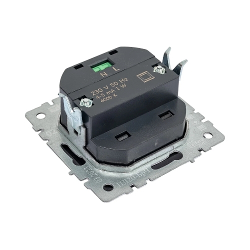 Подсветка светодиодная встраиваемая IEK BRITE ПЛ20-БрЧ (BR-FL20-K02) черный