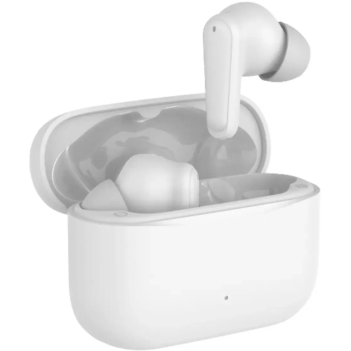 Наушники TWS Hyundai Select H-EP203 белый, внутриканальные, Bluetooth, активное шумоподавление, до 5 ч