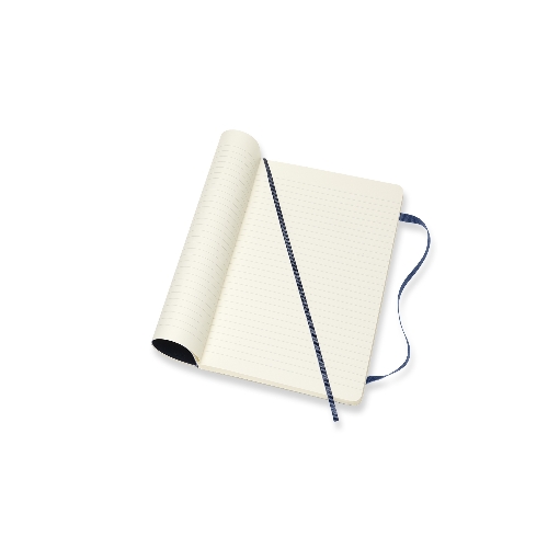 Блокнот Moleskine CLASSIC SOFT QP616B20 Large 130х210 мм, 192 страниц, линейка, мягкая обложка, синий сапфир