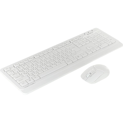 Комплект клавиатура+мышь A4Tech FStyler FG1012 беспроводной, USB, 1200 DPI, белый