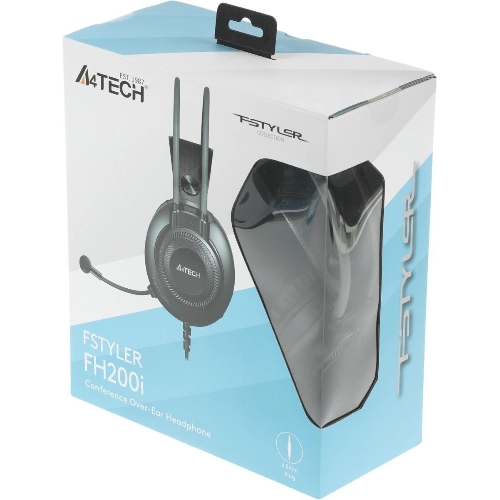 Гарнитура A4Tech Fstyler FH200i серый, проводная