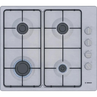 Газовая варочная поверхность Bosch PBP6C5K80O нержавеющая сталь