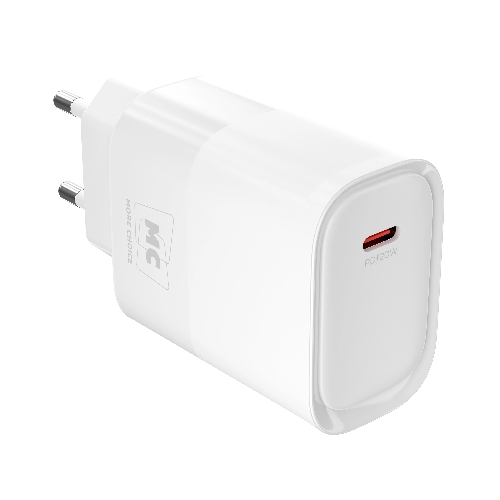 Сетевое зарядное устройство MORE CHOICE (4620202553508) NC67a СЗУ 1Type-C 3.0A PD 20W, белый