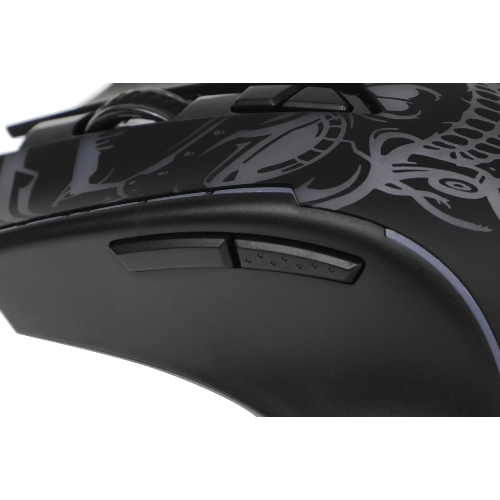 Мышь проводная Defender Bulletstorm GM-928 черный, 7200 dpi, USB, кнопки - 7