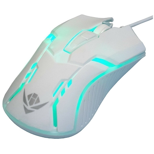 Комплект клавиатура+мышь Nakatomi KMG-2305U проводной, USB, 1600 DPI, белый