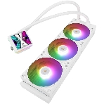 Водяное охлаждение для процессора Thermalright Grand Vision 360 (360mm, LED, White, ARGB/Fans: 3x120mm, 80.45CFM, 29.4dBA, 2150RPM/Pump height 72.5mm, 6400RPM, Rad thickness 27mm/S: 1700, 1200, 1851, 115X, 2011, 2066, AM5, AM4)