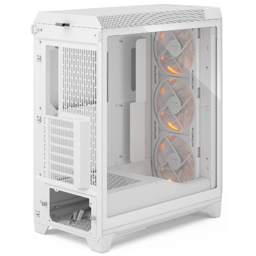 Корпус Fractal Design Meshify 3 White RGB TG Clear Tint, Midi-Tower, белый, 3 x 140 мм