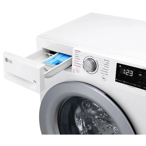 Стиральная машина LG F2V3HS4W белый, загрузка фронтальная 7 кг, 1200 об/мин., класс: A
