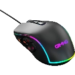 Мышь проводная GMNG XM003 черный, 32000 dpi, USB, кнопки - 10