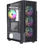Компьютерный корпус Accord 3312 черный без БП ATX 2xUSB2.0 1xUSB3.0 audio bott PSU