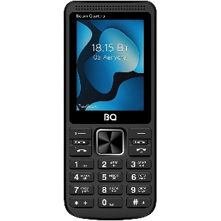Мобильный телефон BQ 2455 Boom Quattro черный