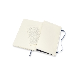 Блокнот Moleskine CLASSIC SOFT QP616B20 Large 130х210 мм, 192 страниц, линейка, мягкая обложка, синий сапфир