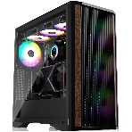 Компьютерный корпус без блока питания Case Raijintek AGOS MAX-MS4, Midi-Tower, TG, 4x140мм ARGB, 2xUSB 3.0 + 1xUSB Type-C, E-ATX, ATX, mATX, mITX черный