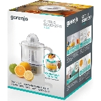 Соковыжималка Gorenje CJ30E белый/серебристый, цитрусовая, 30 Вт, 800 мл, механическое