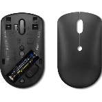 Мышь беспроводная Lenovo 400 черный, 2400 dpi, радиоканал, USB-C, кнопки - 4