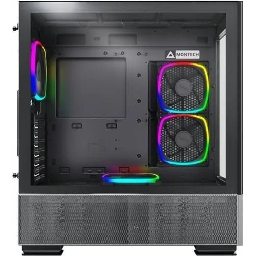 Компьютерный корпус Montech SKY TWO черный без БП ATX 3x140мм 2xUSB3.0 1xUSB3.1 audio bott PSU