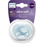 Пустышка Philips Avent ultra soft, птичка, 6-18 мес., 1 шт.