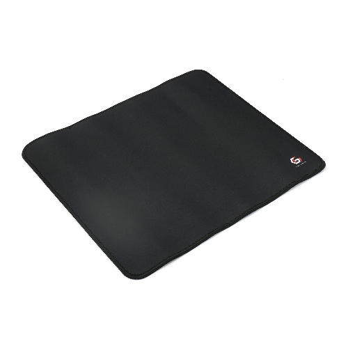 Коврик для мыши Gembird MP-35-30-BLACK, черный, 350х300х3мм, ткань/резина, оверлок, коробка
