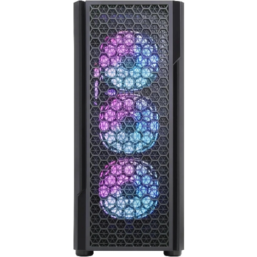Компьютерный корпус Accord 3312 черный без БП ATX 2xUSB2.0 1xUSB3.0 audio bott PSU