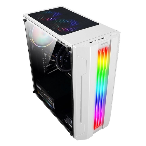 Компьютерный корпус ALSEYE Auro 3.0-W Mini-ITX/Micro ATX/ATX, USB 2.0*2+HD Audio+USB 3.0*1, 