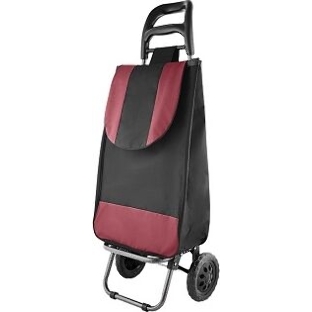 Сумка-тележка DELTA DT-20 бордовый с черным 25 кг сумка; 50 кг каркас( (10)(РОССИЯ)