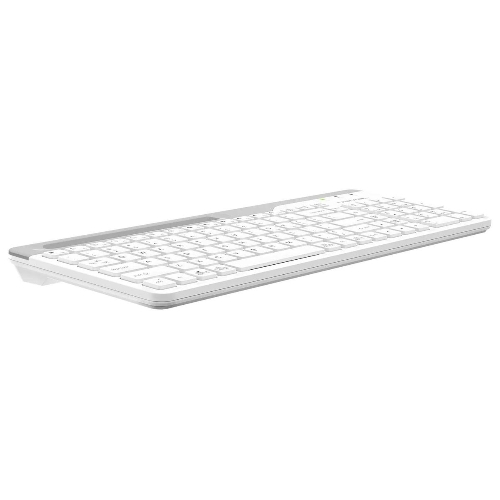 Клавиатура проводная A4Tech Fstyler FK25, USB, белый/серый