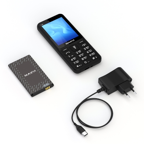 Мобильный телефон Maxvi C38 черный