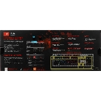 Клавиатура проводная A4Tech Bloody B810RC Punk USB желтый/черный