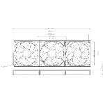 Кулер для корпуса Thermalright TL-M12QRW Reverse (124x120x25mm, 4-pin PWM, ARGB, 47.6CFM, 23.2dBA, 1500RPM, White)