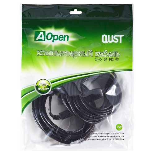 Кабель-адаптер USB3.0-repeater, удлинительный активный Am-->Af 15м QUST/qust