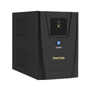 Источник бесперебойного питания ExeGate SpecialPro UNB-1500.LED.AVR.C13.RJ 1500VA/950W, LED, AVR, 6*IEC-C13, RJ45/11, черный