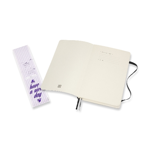 Блокнот Moleskine CLASSIC SOFT EXPENDED QP616EXP Large 130х210 мм, 400 страниц, линейка, мягкая обложка, черный