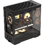 Компьютерный корпус Formula V Line Crystal U9 PA Black, ATX, TYPE-C*1, USB3.0*2, Curved Glass, SIDE 3x PERFORMANCE ARGB, REAR 1x PERFORMANCE ARGB