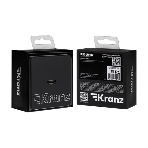 Розетка Kranz ROUND HDMI с/у оникс