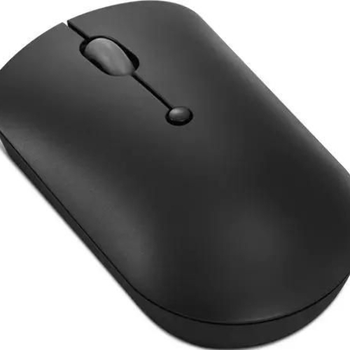 Мышь беспроводная Lenovo 400 черный, 2400 dpi, радиоканал, USB-C, кнопки - 4