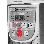 Мультиварка Sakura SA-7753W 5 л, 800 Вт, функция 