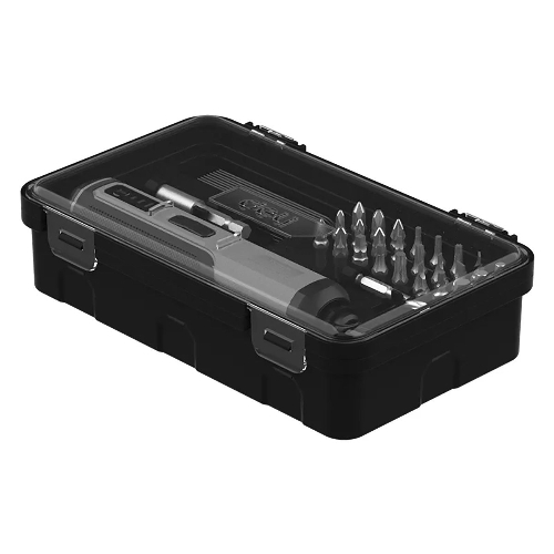Отвертка аккумуляторная Deli DC161, (4В, 2А*ч, 5Нм, 300об/мин, Type-C, набор бит 4 шт, картон)