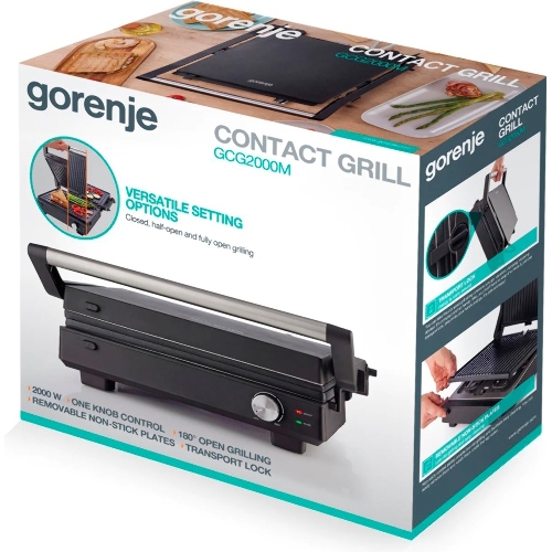 Гриль электрический BBQ Gorenje GCG2000M 744407