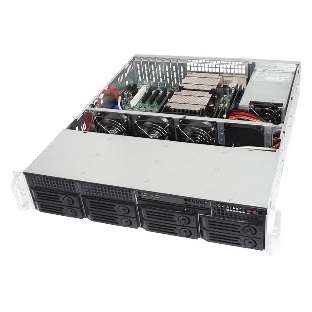 Корпус Ablecom CS-R25-37P, 2U, чёрный, 3 x 80 мм