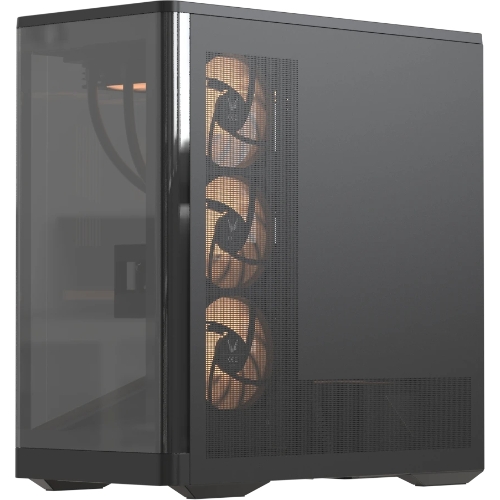 Компьютерный корпус Formula V Line Crystal U9 PA Black, ATX, TYPE-C*1, USB3.0*2, Curved Glass, SIDE 3x PERFORMANCE ARGB, REAR 1x PERFORMANCE ARGB