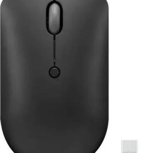 Мышь беспроводная Lenovo 400 черный, 2400 dpi, радиоканал, USB-C, кнопки - 4